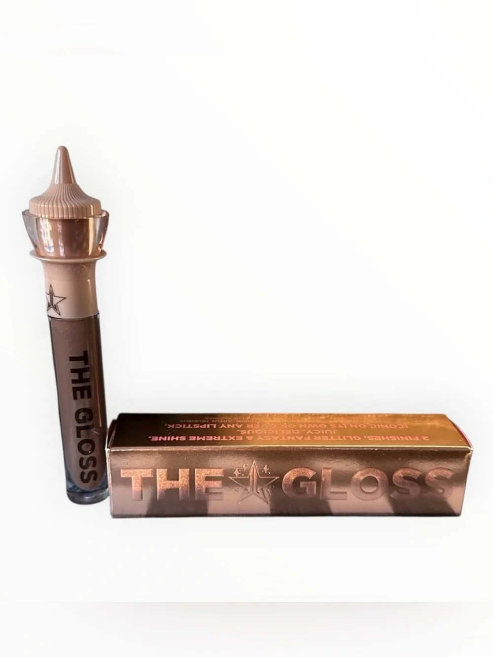 Jeffree Star The Gloss Table Top Lip Gloss BNIB Discontinued Brown Shimmer